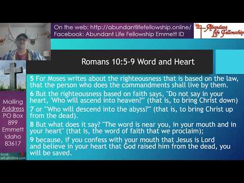 Word and Heart - Romans 10:5-9
