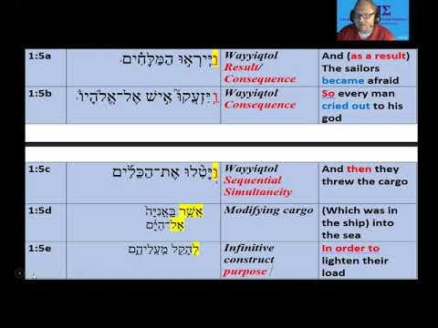 How To Do Biblical Hebrew Discourse Analysis on Jonah 1:4-6