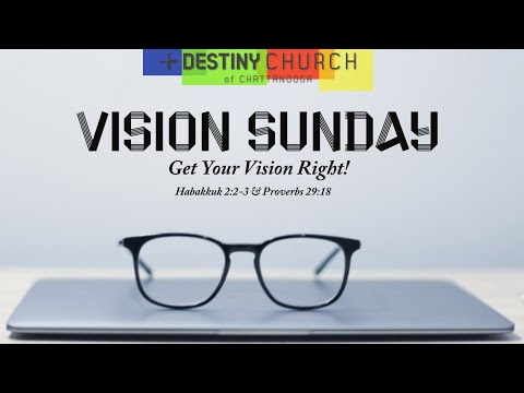 Vision Sunday| Get Your Vision Right| Habakkuk 2:2-3 & Proverbs 29:18