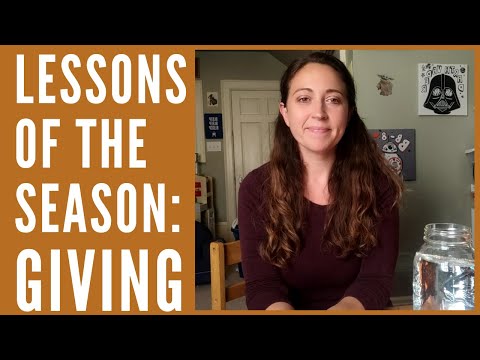 Lessons of the Season: GIVING | Object Lesson for Kids & Families from Mark 12:41-42