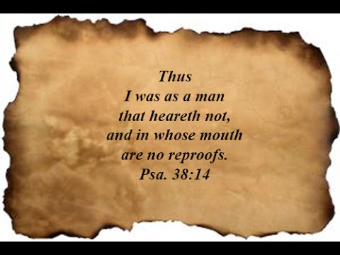 Psalm 38:14
