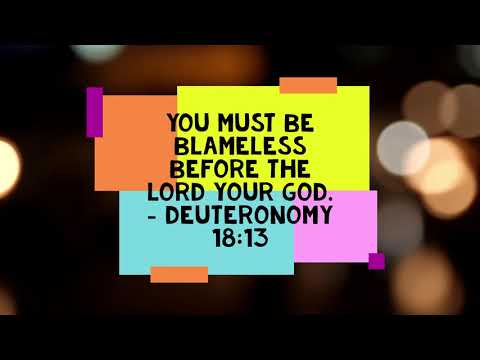 Deuteronomy 18:13