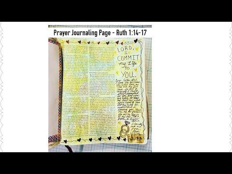 Prayer Journaling Page - Video#7 - Ruth 1:14-17