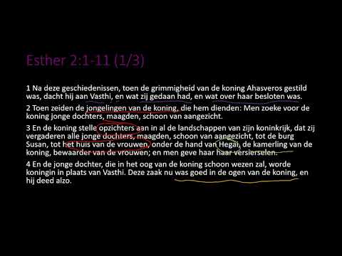 Woorden voor jou - Esther 2:1-11 - Hadassa, een gewoon Joods meisje met een verhaal