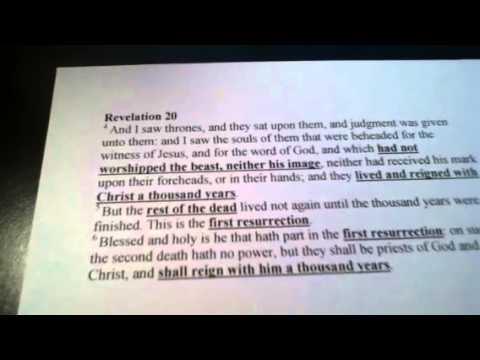 Revelation 20:4-6 DESTROYS The Pre-Trib Rapture!