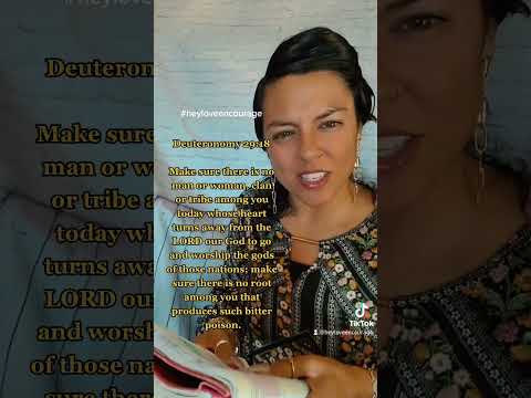 Deuteronomy 29:18 How I allow the HolySpirit to apply Gods word to my Everyday life. Christian