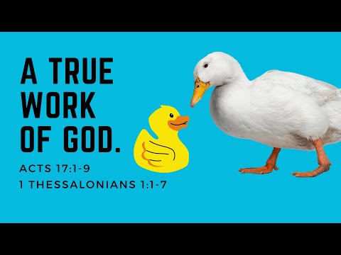 Reality Check Part 1: A True Work of God (Acts 17; 1 Thess. 1:1-7).