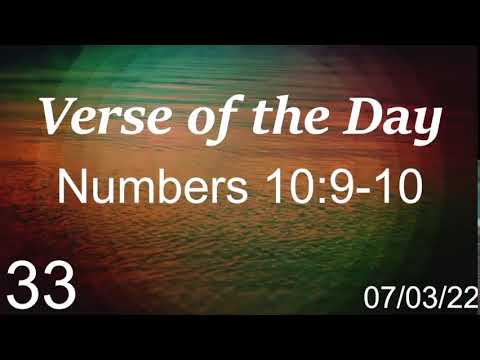 Numbers 10:9-10