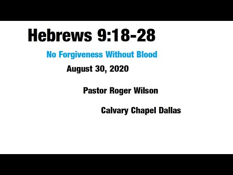 Hebrews 9:18- 28