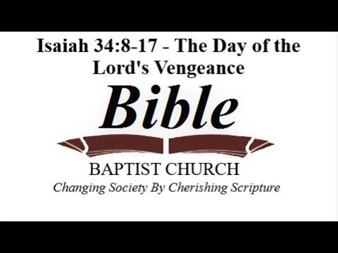 Isaiah 34:8-17 - The Day of the Lord's Vengeance