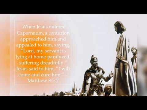 #VoiceOfWorship  - Matthew 8:5-7.      #GODwantsUsWell