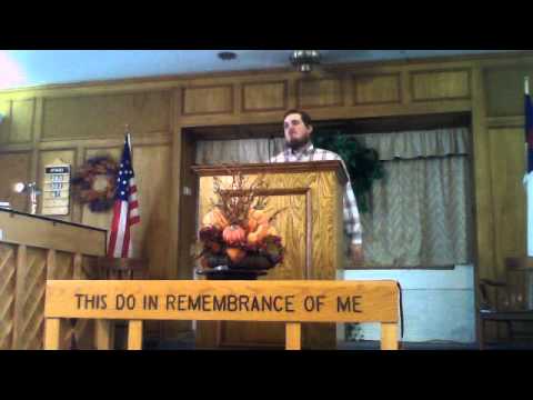 Pastor Cody Kohlman Preaching "Seventh Commandment" Exodus 20:14 on 11-30-14 AM