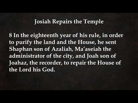 Invisible Church Video - 2 Chronicles 33:18 - 34:33