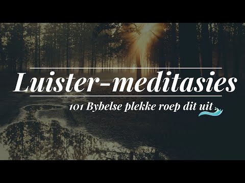 Luister-meditasies: 101 Bybelse plekke roep dit uit | Rabba (2 Samuel 11:1-8;14-15)