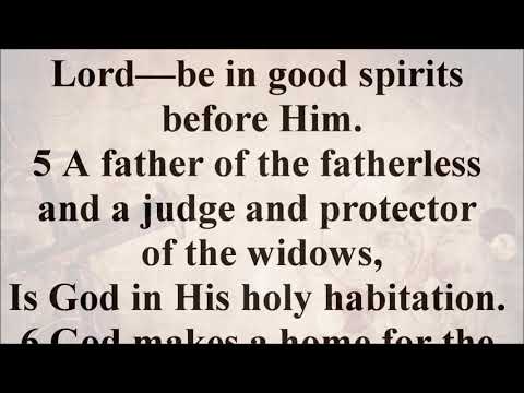 June 17 – Psalm 68:4-6&19