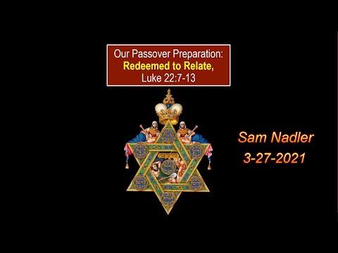 3--27-2021 Luke 22:7-13 Passover