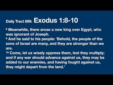 Dad’s Bible Tract 899 - Exodus 1:8-10