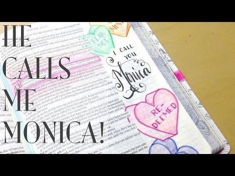 Bible Journaling: He Calls Me By Name (Isaiah 43:1)