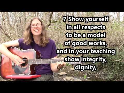 Wiese 7 - Philippians 2:3-4, Titus 2:7-8 ESV songs