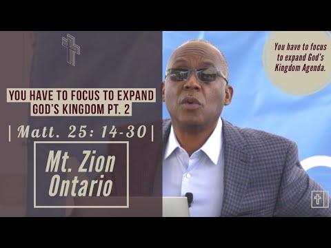 You Have to Focus to Expand God’s Kingdom, Part 2 |Matt. 25:14-29|