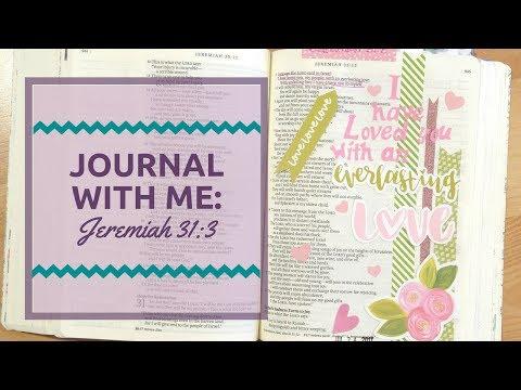 Bible Journaling: Jeremiah 31:3