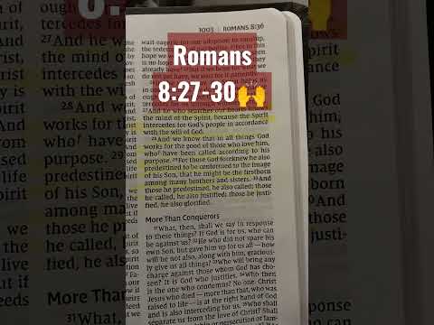Romans 8:27~30 NIV ***All things is working for your good! #ReadTheWordWithVicky