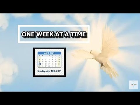 One Week At A Time  ~  Genesis 8:6-12, 15