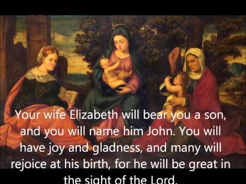 Luke 1:5-20 Birth of John the Baptist Foretold (December 16, 2014)
