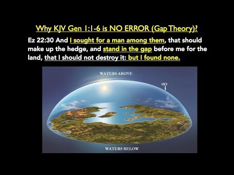 Genesis 1 Gap? 1st Read Ez 22:30, Luke 16:26 KJV"