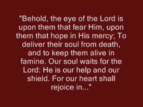 Video #63: Psalm 33:18-22