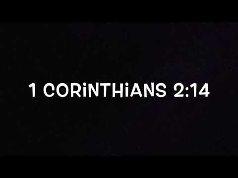 1 Corinthians 2:14 Memorization