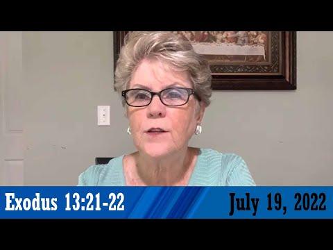 Daily Devotionals for July 19, 2022 - Exodus 13:21-22 by Bonnie Jones