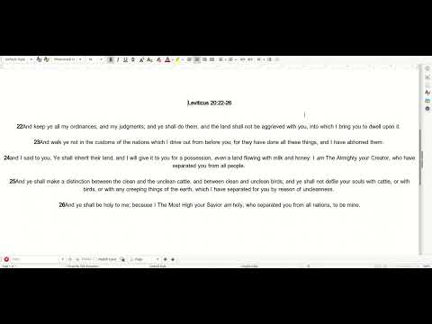 10 10 Scripture Leviticus 20:22-26