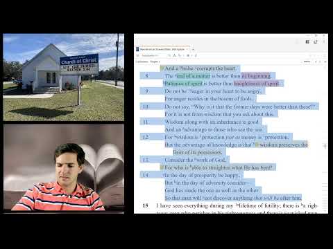 Ecclesiastes 6:10-7:14