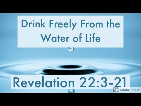 Drink Freely From the Water of Life - Revelation 22:3-21