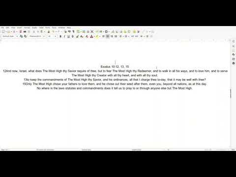 11 19 Scripture Exodus 10:12,13,15