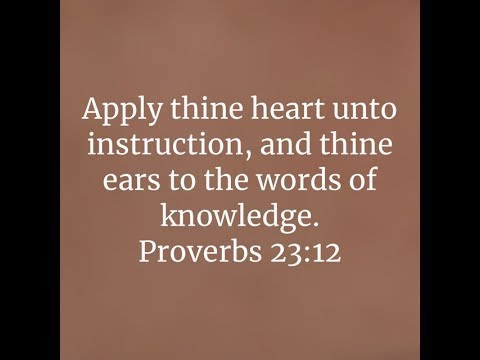 Proverbs 23:12