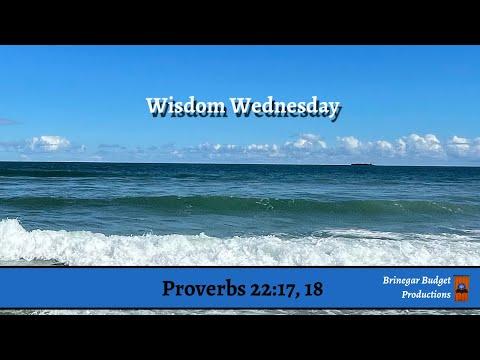 Wisdom Wednesday: Proverbs 22:17, 18 - Hear and Speak