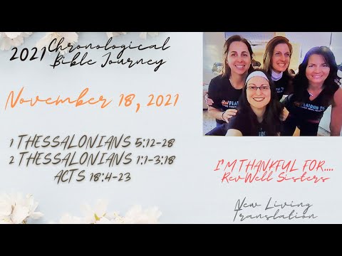 Chronological Daily Bible - November  18 -  ACTS 18:24 - 19:20, 1 Corinthians 1:1 - 3:23