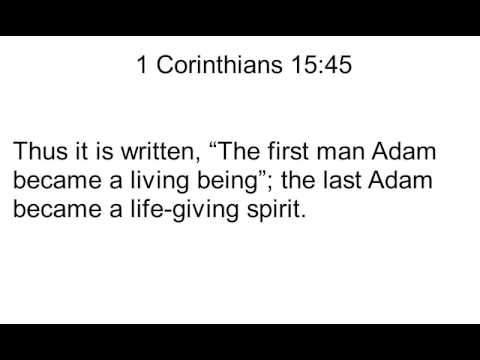 46 1 Corinthians 15:45