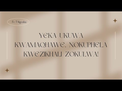 Nkosi engimuthandayo udindilize ezintabeni | Fr. T Ngcobo reflects | 2 Samuel 1:1-27