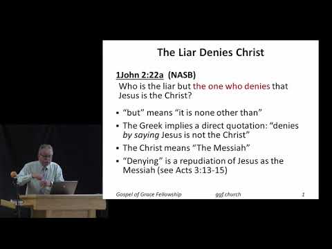 Who Is the Liar? 1John 2:22-23