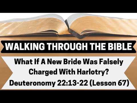 What If a New Bride Was Falsely Accused Of Harlotry? [Deuteronomy 22:13-22][Lesson 67][WTTB]