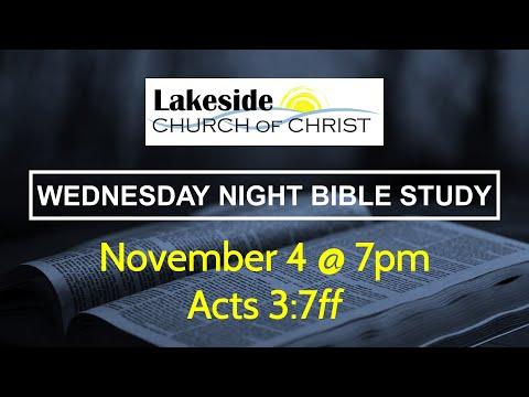 Acts 3:7-26 | Wed. Bible Study (11.4.20)