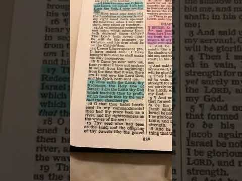 Jesus speaking of the trinity in Isaiah 48:15