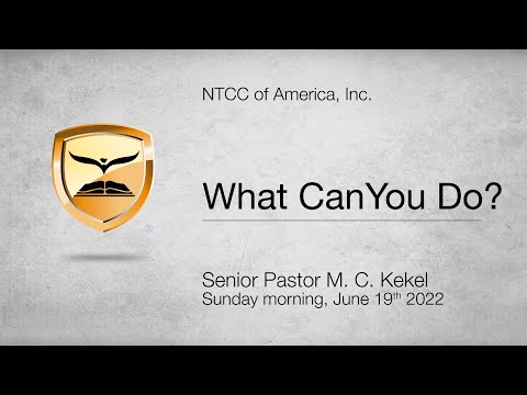 What Can You Do? — Acts 16:29-31 — Senior Pastor M. C. Kekel