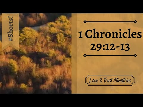 Give Thanks to Our God! | 1 Chronicles 29:12-13 | October 11th | Rise and Shine Shorts