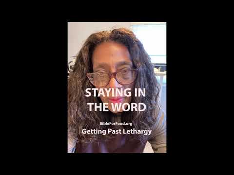 Getting Past Lethargy (Proverbs 18:9)