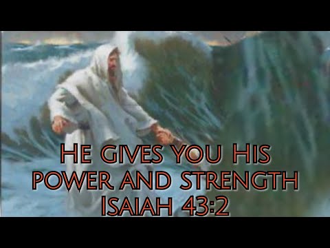 With God, you can face any trial and overcome .Isaiah 43:2