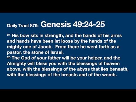 Dad’s Bible Tract 879 - Genesis 49:24-25